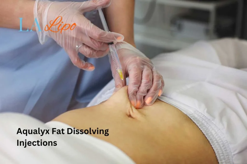 woman having fat dissolving injections Greater London (Bromley) in the stomach