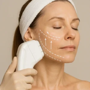 Woman having HI-FU to reduce wrinkles call LA LIPO Greater London (Bromley) Now!