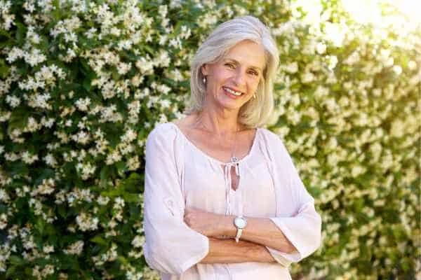 Older woman happy with urinary incontinence treatment Greater London (Bromley)